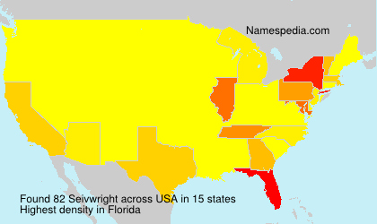 Surname Seivwright in USA Surname Seivwright in USA