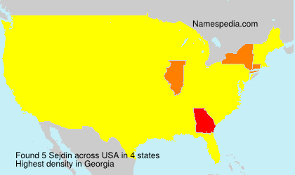 Surname Sejdin in USA Surname Sejdin in USA