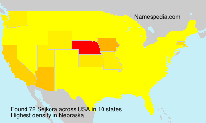 Surname Sejkora in USA Surname Sejkora in USA