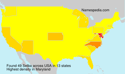 Surname Selba in USA