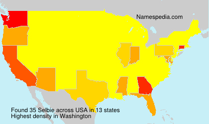Surname Selbie in USA Surname Selbie in USA