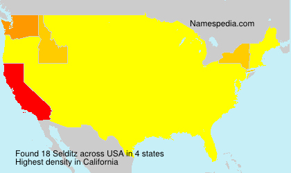Surname Selditz in USA Surname Selditz in USA