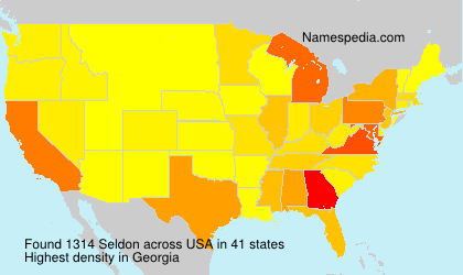 Surname Seldon in USA Surname Seldon in USA