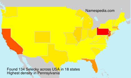 Surname Selecky in USA Surname Selecky in USA