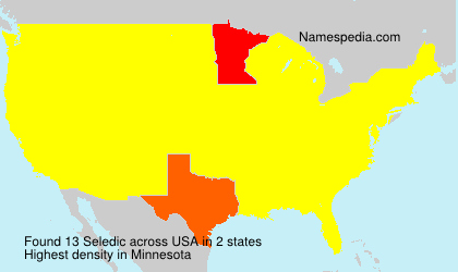 Surname Seledic in USA Surname Seledic in USA