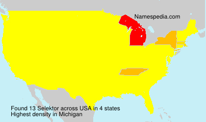 Surname Selektor in USA Surname Selektor in USA