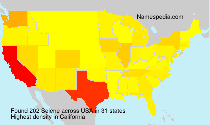 Surname Selene in USA Surname Selene in USA