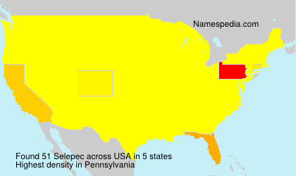 Surname Selepec in USA Surname Selepec in USA