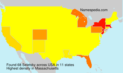 Surname Seletsky in USA Surname Seletsky in USA