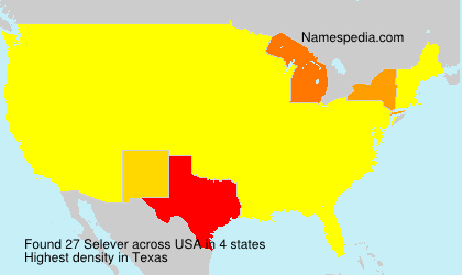 Surname Selever in USA Surname Selever in USA