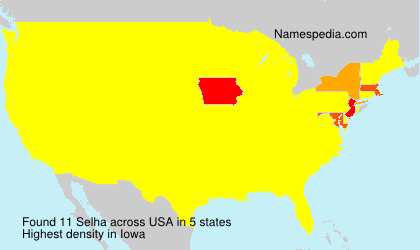 Surname Selha in USA Surname Selha in USA
