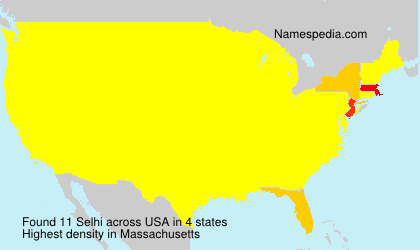 Surname Selhi in USA Surname Selhi in USA