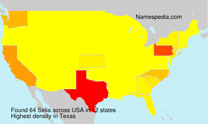 Surname Selia in USA Surname Selia in USA