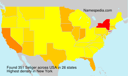 Surname Seliger in USA Surname Seliger in USA
