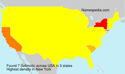 Surname Selimotic in USA Surname Selimotic in USA
