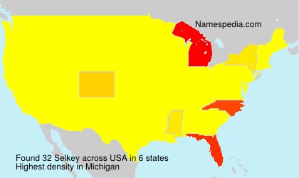 Surname Selkey in USA Surname Selkey in USA