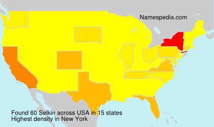 Surname Selkin in USA Surname Selkin in USA
