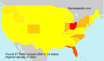 Surname Sellet in USA Surname Sellet in USA