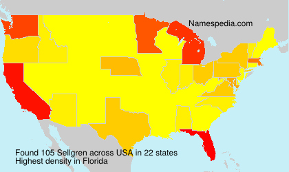 Surname Sellgren in USA Surname Sellgren in USA