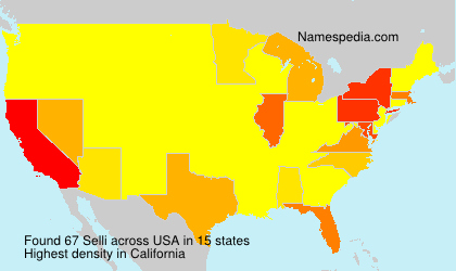 Surname Selli in USA Surname Selli in USA