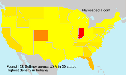 Surname Sellmer in USA Surname Sellmer in USA