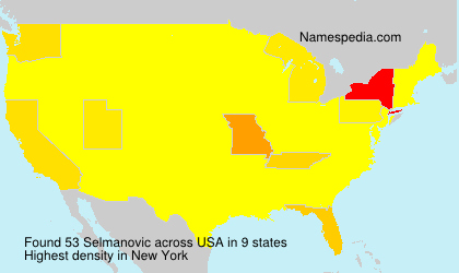 Surname Selmanovic in USA Surname Selmanovic in USA