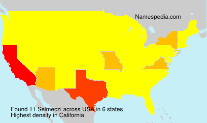 Surname Selmeczi in USA Surname Selmeczi in USA