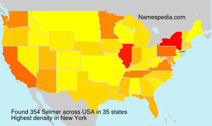 Surname Selmer in USA Surname Selmer in USA