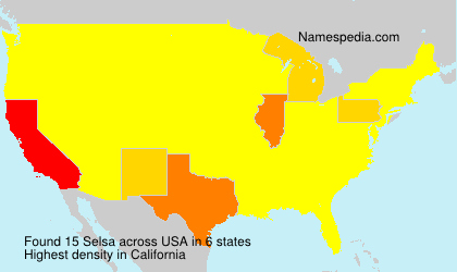 Surname Selsa in USA Surname Selsa in USA