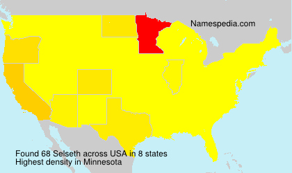 Surname Selseth in USA Surname Selseth in USA