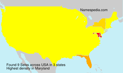 Surname Selss in USA Surname Selss in USA