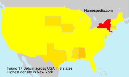 Surname Selwin in USA Surname Selwin in USA
