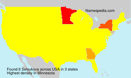 Surname Selyukova in USA Surname Selyukova in USA