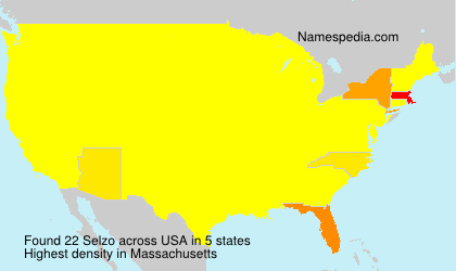 Surname Selzo in USA Surname Selzo in USA