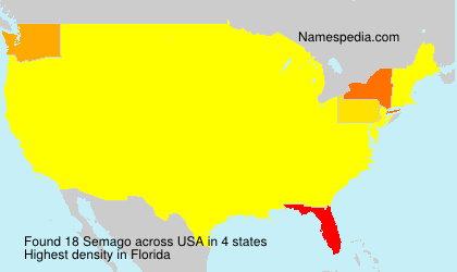 Surname Semago in USA Surname Semago in USA