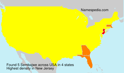 Surname Sembajwe in USA Surname Sembajwe in USA