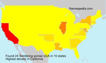 Surname Sembiring in USA Surname Sembiring in USA