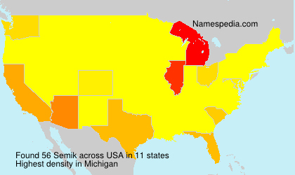 Surname Semik in USA Surname Semik in USA