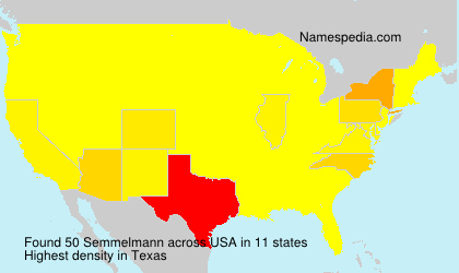 Surname Semmelmann in USA Surname Semmelmann in USA