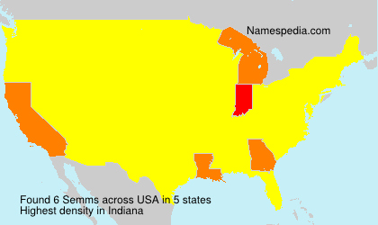 Surname Semms in USA Surname Semms in USA