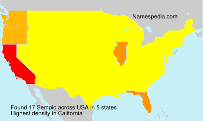 Surname Sempio in USA Surname Sempio in USA