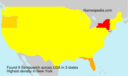 Surname Sempowich in USA Surname Sempowich in USA