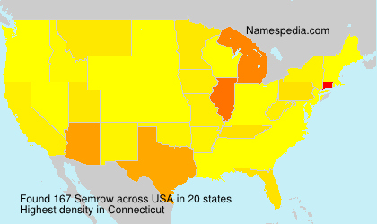Surname Semrow in USA Surname Semrow in USA