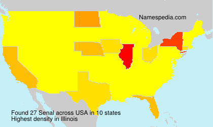 Surname Senal in USA Surname Senal in USA