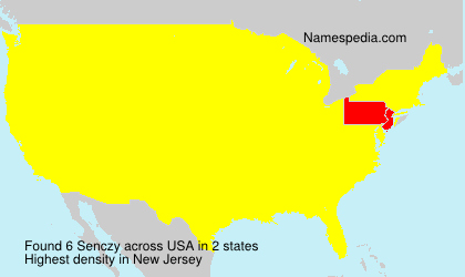Surname Senczy in USA Surname Senczy in USA