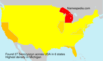 Surname Senczyszyn in USA Surname Senczyszyn in USA