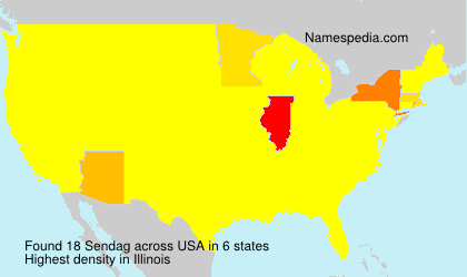 Surname Sendag in USA Surname Sendag in USA