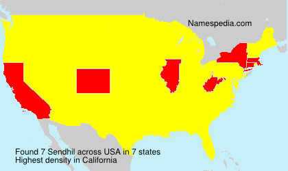 Surname Sendhil in USA Surname Sendhil in USA