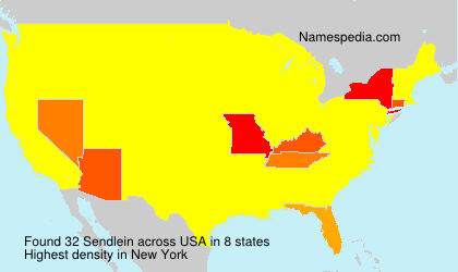 Surname Sendlein in USA Surname Sendlein in USA