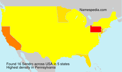 Surname Sendro in USA Surname Sendro in USA
